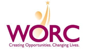 WORC logo with star figure and tagline